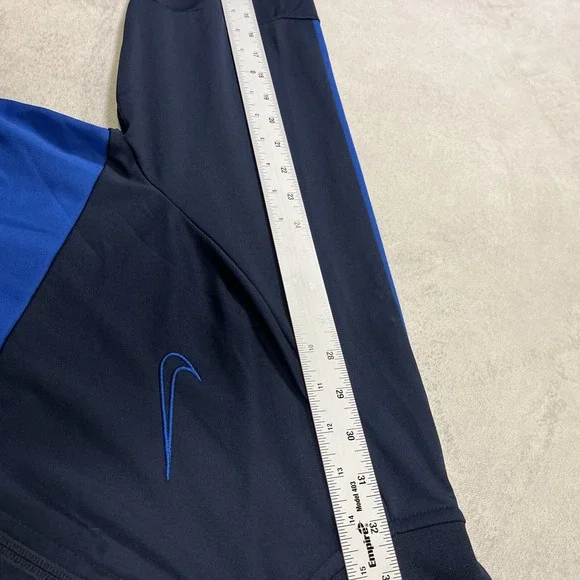Nike Track Jacket Men's XL Academy 19 Full Zip/Pockets Soccer Blue Y2K Vtg - Picture 8 of 16